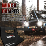 X-BULL 13-Piece 4WD Recovery Kit with Kinetic Rope, Snatch Strap, Soft Shackles, and Winch Accessories - Extra Image