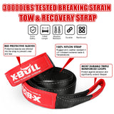 X-BULL Ultimate 4WD Recovery Kit: Kinetic Recovery Rope, Snatch Strap, Recovery Tracks & Accessories