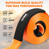 X-BULL 4WD Recovery Kit Snatch Strap Hitch Receiver Folding Shovel Survival 4X4 - Close-Up Angle