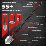 X-BULL 4WD Recovery Kit Snatch Strap Soft Shackles Folding Shovel Survival 4X4 - Extra Image