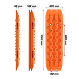 X-BULL Recovery tracks Sand 2 Pairs 4PC10T 4WD Sand / Snow / Mud Off-road Gen 3.0 - Side View