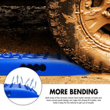 X-BULL Recovery tracks Sand tracks 2 pairs Sand / Snow / Mud 10T 4WD Gen 2.0 - blue - Rear View
