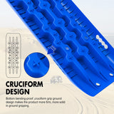 X-BULL Recovery tracks Sand tracks 2 pairs Sand / Snow / Mud 10T 4WD Gen 2.0 - blue - Low Angle