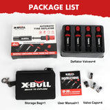 X-BULL 4PCS Tyre Deflators Air Quick Deflator Adjustable 10~30 PSI Tire Valve - Side View