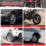X-BULL 4PCS Tyre Deflators Air Quick Deflator Adjustable 10~30 PSI Tire Valve - 45-Degree Angle