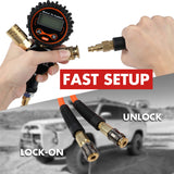 X-BULL Indeflate Digital 4 Hose 4 Tire Inflation Deflation System Equalizer - Top-Down View