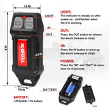 X-BULL 12V Winch Remote Control Twin Handset Easy to Install Upgrade Remotes - 45-Degree Angle