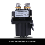 X-BULL Winch Solenoid Relay 12V 500A Winch Controller Twin Wireless Remote 4T Block Pulley - 45-Degree Angle