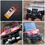 X-BULL Dual Wireless Winch Remote Control System - 150ft Range for 12V Vehicles - 45-Degree Angle