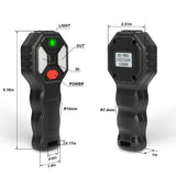 X-BULL Dual Wireless Winch Remote Control System - 150ft Range for 12V Solenoid Winches - 45-Degree Angle