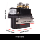 X-BULL 500A 12V Winch Solenoid Relay with 150ft Dual Wireless Remote Control