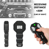 X-BULL 500A 12V Winch Solenoid Relay with 150ft Dual Wireless Remote Control - Top-Down View