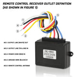 X-BULL 500A 12V Winch Solenoid Relay with 150ft Dual Wireless Remote Control