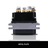 X-BULL Winch Solenoid Relay Wiring Controller 500A 12V and 150ft Wireless Remote 4T Block Pulley - Close-Up Angle