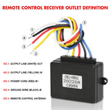 X-BULL Winch Solenoid Relay Wiring Controller 500A 12V and 150ft Wireless Remote 4T Block Pulley - Extra Image