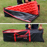 X-BULL Heavy-Duty 4x4 Recovery Tracks Storage Bag - Black Nylon - Front View