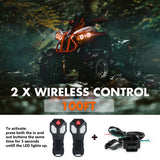 ZESUPER 4500LBS 12V Electric ATV Winch with Synthetic Rope for Boat Trailers - Extra Image