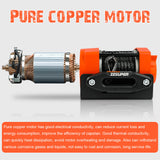 ZESUPER 12V Electric Winch 4500lb Synthetic Rope Boat Winch ATV Winch Trailer Winch 4WD - Extra Image