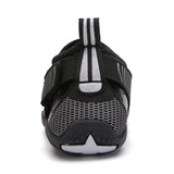 Men Women Water Shoes Barefoot Quick Dry Aqua Sports Shoes - Black Size EU37 = US4 - Side View