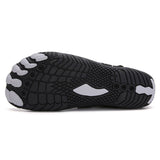 Men Women Water Shoes Barefoot Quick Dry Aqua Sports Shoes - Black Size EU37 = US4 - 45-Degree Angle