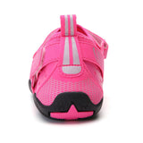 Women Water Shoes Barefoot Quick Dry Aqua Sports Shoes - Pink Size EU37 = US4 - Top-Down View