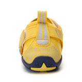 Women Water Shoes Barefoot Quick Dry Aqua Sports Shoes - Yellow Size EU39 = US6 - Rear View