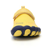 Women Water Shoes Barefoot Quick Dry Aqua Sports Shoes - Yellow Size EU39 = US6 - Side View
