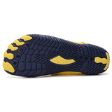 Women Water Shoes Barefoot Quick Dry Aqua Sports Shoes - Yellow Size EU39 = US6 - 45-Degree Angle