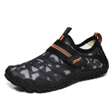 Kids Water Shoes Barefoot Quick Dry Aqua Sports Shoes Boys Girls (Pattern Printed) - Black Size Bigkid US2=EU32 - Side View