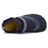 Kids Water Shoes Barefoot Quick Dry Aqua Sports Shoes Boys Girls - Blue Size Bigkid US2=EU32 - Top-Down View