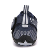 Kids Water Shoes Barefoot Quick Dry Aqua Sports Shoes Boys Girls - Blue Size Bigkid US3 = EU34 - Side View