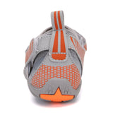 Kids Water Shoes Barefoot Quick Dry Aqua Sports Shoes Boys Girls - Grey Size Bigkid US3 = EU34 - Side View