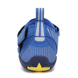 Kids Water Shoes Barefoot Quick Dry Aqua Sports Shoes Boys Girls - Klein Blue Size Bigkid US4 = EU36 - Side View