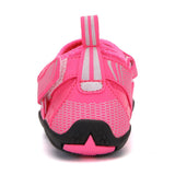 Kids Water Shoes Barefoot Quick Dry Aqua Sports Shoes Boys Girls - Pink Size Bigkid US4 = EU36 - Side View