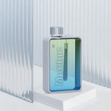 A5 Flat Water Bottle for Warm Drink ( Gray ) - 45-Degree Angle