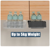 Under Desk Drawer Slide-out Large Office Organizers and Storage Drawers - Small Black - Low Angle
