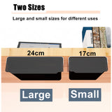 Under Desk Drawer Slide-out Large Office Organizers and Storage Drawers - Small Black - Side View
