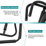 2Pcs Kayak Wall Rack Carrier Canoe Paddle Surfboard Holder Wall Mount Shelf - Top-Down View