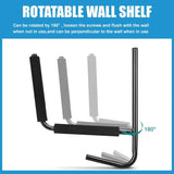 2Pcs Kayak Wall Rack Carrier Canoe Paddle Surfboard Holder Wall Mount Shelf - Side View