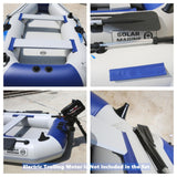 2.3M Inflatable Boat Laminated Wear Resistant Fishing Boat - Rear View