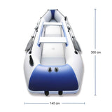 3.0M Inflatable Boat Laminated Wear Resistant Fishing Boat - Side View