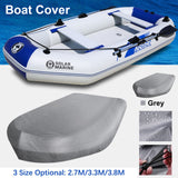 210D Inflatable Boat Cover UV Resistant Inflatable Dinghy Boat Cover Waterproof UV Sun Dust Protective Case Kayak Oxford Cloth Cover ( 270 cm ) - Side View
