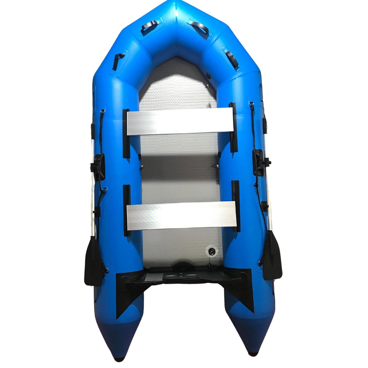 3.6M ( Blue ) Inflatable Boat Dinghy Tender Pontoon Rescue & Dive Boat Fishing Boat With Hard Air-De