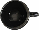 Witches Brew Black Cauldron Coffee Mug Cup With Moon & Stars - 45-Degree Angle