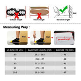 Men's Sneakers Outdoor Road Shoes Breathable Lightweight Non-slip (Grey Size US11=US46 ) - Low Angle