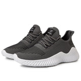 Men's Sneakers Outdoor Road Shoes Breathable Lightweight Non-slip (Grey Size US11.5=US47)