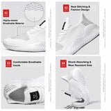 Men's Sneakers Outdoor Road Shoes Breathable Lightweight Non-slip (Grey Size US11.5=US47)