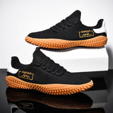 Men's Sneakers Barefoot Lightweight Shoes(Black Size US11.5=US47 ) - Front View