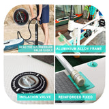 SUP Water Bike Water Bikes with Paddle Board Portable Waterbike - Front View