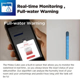 Midea Cube dehumidifier with smart wi-fi, 12L tank for up to 20L per day dehumidification MDDM20 - Top-Down View